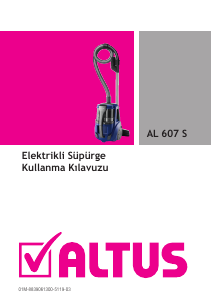 Kullanım kılavuzu Altus AL 607 S Elektrikli süpürge