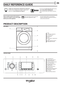 Handleiding Whirlpool FWDD117168SBS EX Was-droog combinatie