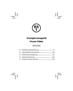 Handleiding Brennenstuhl EM 231 Energiemeter