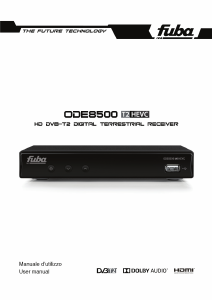 Manual Fuba ODE8500 Digital Receiver