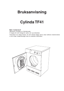 Bruksanvisning Cylinda TF 41 Torktumlare