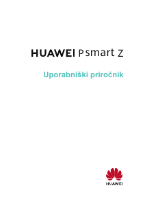 Priročnik Huawei P smart Z Mobilni telefon