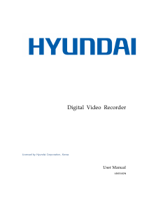 Manual Hyundai UD03162N Digital Recorder