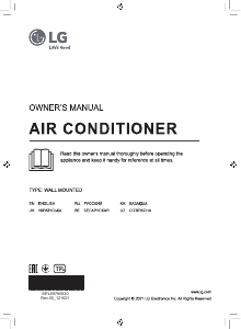 Manual LG AP12RK Air Conditioner