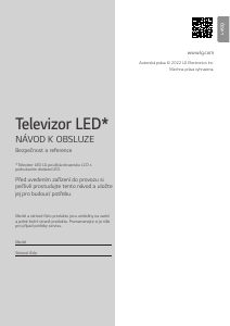 Manuál LG 32LQ63006LA LED televize