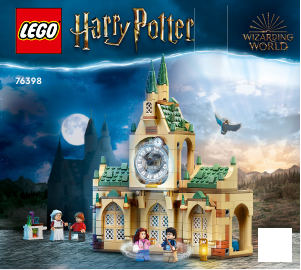 Rokasgrāmata Lego set 76398 Harry Potter Cūkkārpas slimnīcas spārns