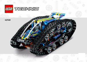 Bruksanvisning Lego set 42140 Technic Appstyrt förvandlingsfordon