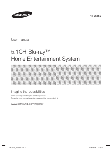 Bruksanvisning Samsung HT-J5150 Hjemmeteatersystem