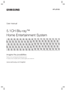 Manuale Samsung HT-J5150 Sistema home theater