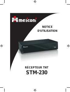 Mode d’emploi Meliconi STM-230 Récepteur numérique