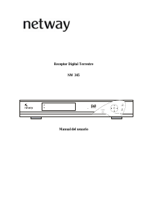 Manual de uso Netway NW 345 Receptor digital