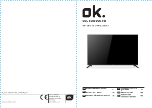 Manual OK ODL 6585OUC-TIB LED Television