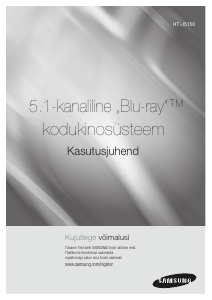 Kasutusjuhend Samsung HT-J5150 Kodukinosüsteem
