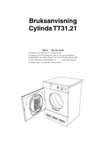 Bruksanvisning Cylinda TT 31.21 Torktumlare