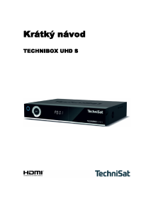 Manuál TechniSat TechniBox UHD S Digitální přijímač