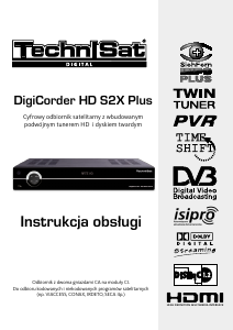 Instrukcja TechniSat DigiCorder HD S2X Plus Odbiornik cyfrowy