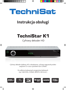 Instrukcja TechniSat TechniStar K1 Odbiornik cyfrowy