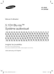 Manual de uso Samsung HT-J5500 Sistema de home cinema