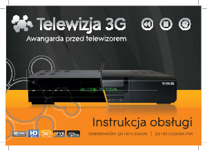 Instrukcja Toya 3G HD-C20CXM PVR Odbiornik cyfrowy