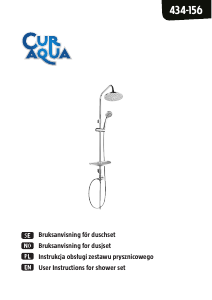 Handleiding Curaqua 434-156 Douchekop