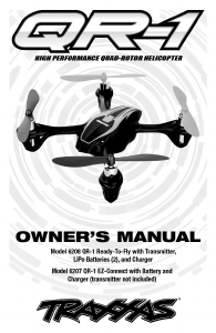 Handleiding Traxxas QR-1 Radiobestuurbare helikopter