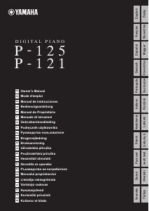 Priročnik Yamaha P-121 Digitalni klavir