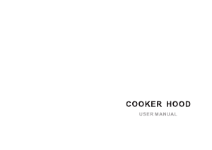 Manual Giggas GT-970II Cooker Hood