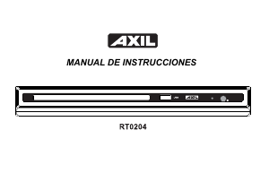 Manual de uso AXIL RT0204 Receptor digital