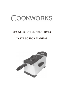 Manual Cookworks 423/7350 Deep Fryer