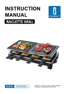 Instrukcja Aigostar 300000REL Grill Raclette