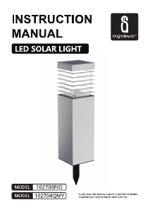 Manual Aigostar 102700PJO Lamp