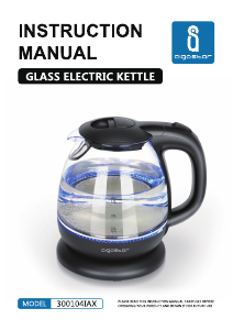 Manual Aigostar 300104IAX Kettle