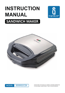 Manuale Aigostar 300002CEX Grill a contatto