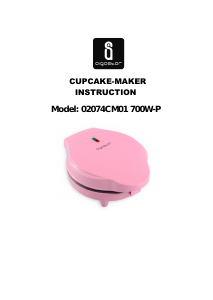 Manual Aigostar 02074CM01 700W-P Cupcake Maker