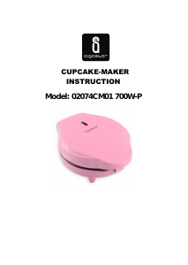 Handleiding Aigostar 02074CM01 700W-P Cupcakemaker