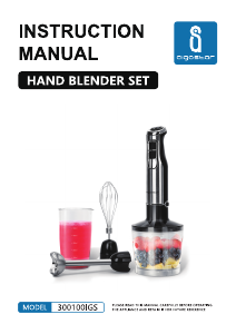 Manual Aigostar 300100IGS Hand Blender