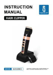 Manual Aigostar 320100ICC Hair Clipper