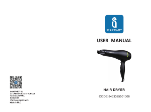 Manual de uso Aigostar 8433325501006 Secador de pelo