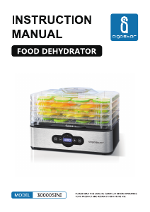 Manual Aigostar 300005INI Food Dehydrator