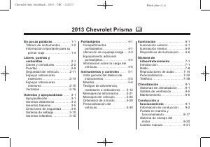 Manual de uso Chevrolet Prisma (2013)
