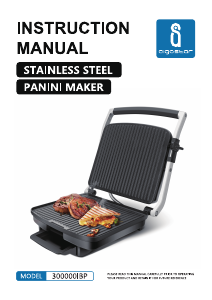 Manual de uso Aigostar 300000IBP Grill de contacto