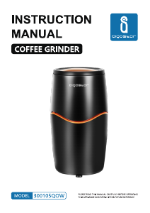 Manual Aigostar 300105QOW Coffee Grinder