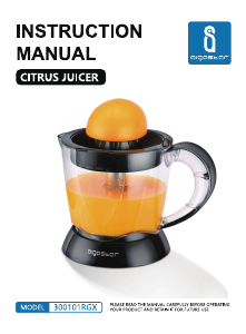 Manual Aigostar 300101RGX Citrus Juicer