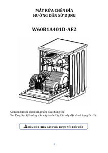 Hướng dẫn sử dụng Galanz W60B1A401D-AE2 Máy rửa chén