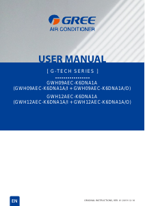 Handleiding Gree GWH09AEC-K6DNA1A Airconditioner
