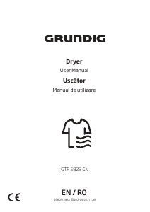 Manual Grundig GTP 5823 GN Dryer