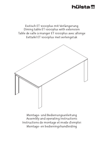 Manual Hülsta ET 1000plus Dining Table