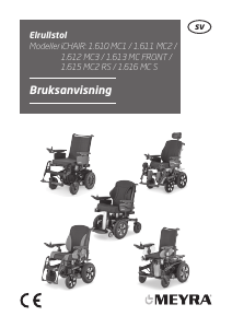 Bruksanvisning Meyra 1.610 MC1 Elektrisk rullstol