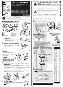 Manual Cateye CC ED300 Enduro 8 Cycling Computer