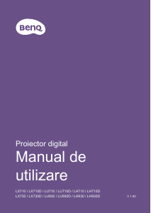 Manual BenQ LH710 Proiector